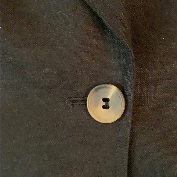 Grace Elements Black 100% Linen Jacket - Picture 2 of 6